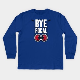 1971 - Bye Focal (Spectraflame Blue) Kids Long Sleeve T-Shirt